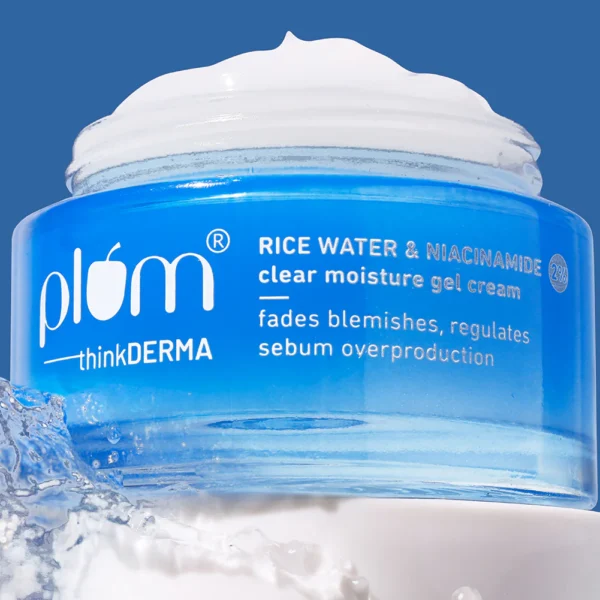 Plum 2% Niacinamide & Rice Water Clear Moisture Gel Cream