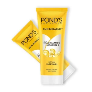 POND'S DeTan Face Wash – Sun Miracle with Niacinamide & Vitamin C (100g)