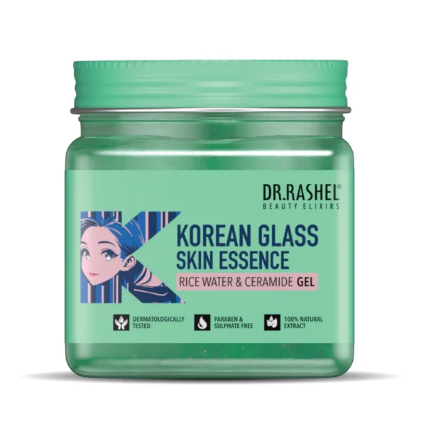DR.RASHEL Korean Glass Skin Essence Gel | Infused with Rice Water and Ceramide | (380 ml)