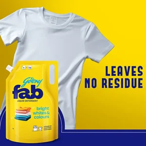 Godrej Fab Refill Pouch for Machine & Hand Wash Fresh Liquid Detergent -1L