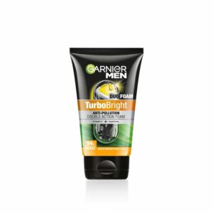 Garnier Men TurboBright Duo Foam – Anti-Pollution Double Action Foam