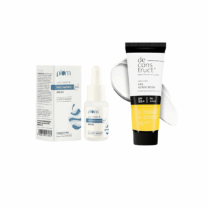 Combo Pack– Deconstruct SPF 55 Gel Sunscreen & Plum 10% Niacinamide Serum